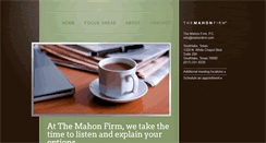 Desktop Screenshot of mahonfirm.com